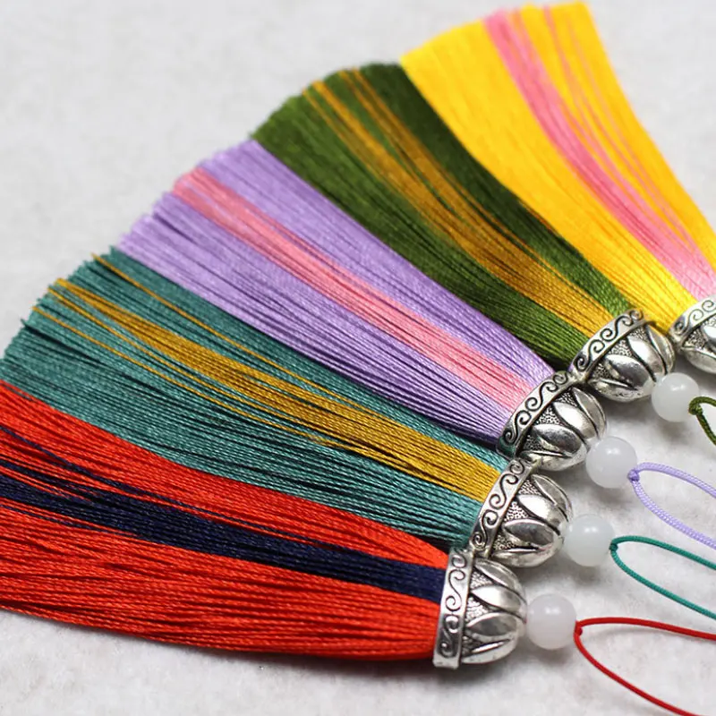 6PCS X 10CM Fringe Trim Tassels Cap Double Colors for DIY Craft Making Jewelry Curtains Clothing Pillow Bookmark Decoration
6PCS X 10CM Fringe Trim Tassels Cap Double Colors for DIY Craft Making Jewelry Curtains Clothing Pillow Bookmark Decoration