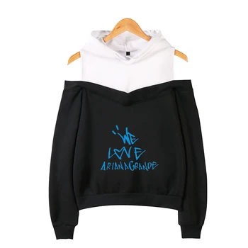 Ariana Grande in Women's Hoodies Off-shoulder Sexy Girls Exclusive Kpop Casual Autumn Cool New Hoodies Sweatshirt 
Ariana Grande in Women's Hoodies Off-shoulder Sexy Girls Exclusive Kpop Casual Autumn Cool New Hoodies Sweatshirt