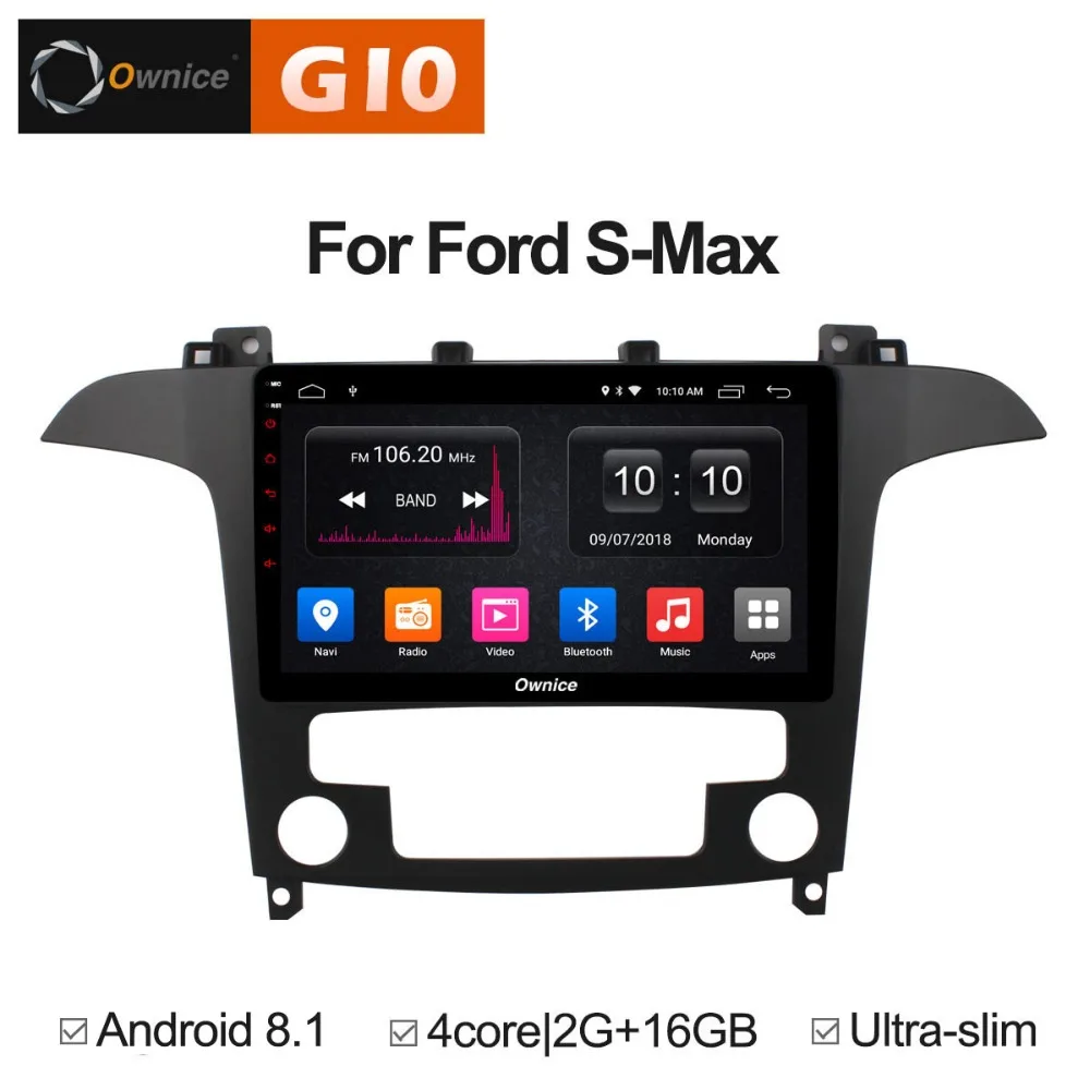 9 inch Android 8.1 Quad 4Core 2GB RAM+16GB ROM Car DVD Player For Ford S-Max 2007 2008( AT) GPS Navi Radio Stereo BT TPMS DAB+
9 inch Android 8.1 Quad 4Core 2GB RAM+16GB ROM Car DVD Player For Ford S-Max 2007 2008( AT) GPS Navi Radio Stereo BT TPMS DAB+