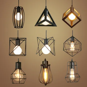 LED pendant Lights Vintage Pendant Lamp Lustres Iron Cage Lampshade Retro Dining Room Home Lighting Fixtures hanging lights
LED pendant Lights Vintage Pendant Lamp Lustres Iron Cage Lampshade Retro Dining Room Home Lighting Fixtures hanging lights