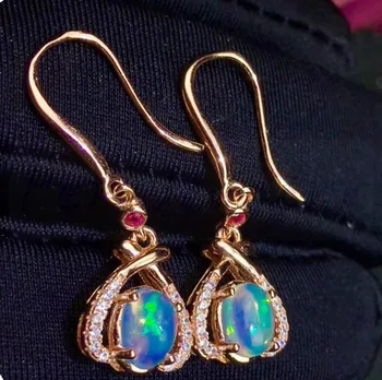Opal drop earring 0.5ct*2pcs gemstone Free shipping 925 sterling silver Natural real opal Fine jewelry #J19011003
Opal drop earring 0.5ct*2pcs gemstone Free shipping 925 sterling silver Natural real opal Fine jewelry #J19011003