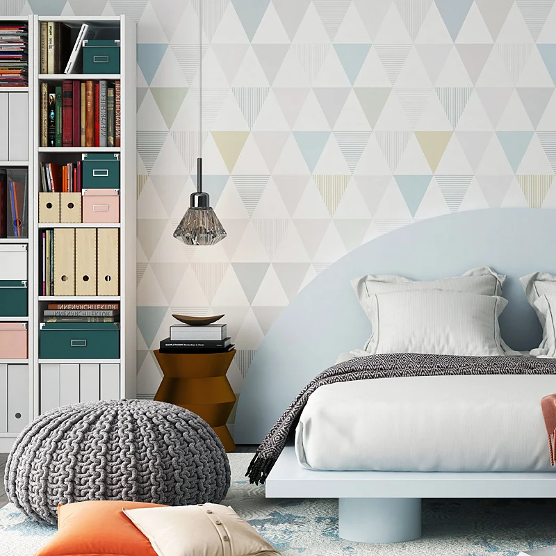 Modern Geometric Diamond Wallpaper Nordic Ins Wind Bedroom for Kids Study Living Room TV Background Non-woven Wall Paper Roll
Modern Geometric Diamond Wallpaper Nordic Ins Wind Bedroom for Kids Study Living Room TV Background Non-woven Wall Paper Roll