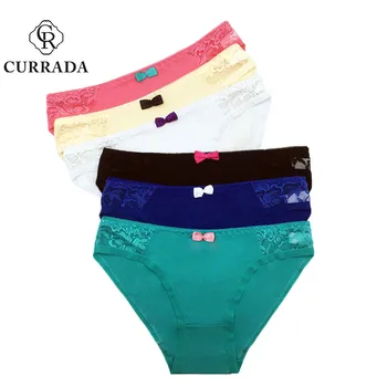 6pcs/lot CURRADA panties cotton women underwear lace low waiste briefs sexy female solid panty mujer Intimates woman underpant
6pcs/lot CURRADA panties cotton women underwear lace low waiste briefs sexy female solid panty mujer Intimates woman underpant