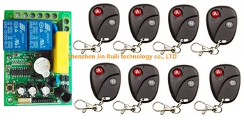 AC 220V 2CH Smart home Wireless Remote Control Switch 1 pcs receiver + 8 pcs transmitter Simple operation
AC 220V 2CH Smart home Wireless Remote Control Switch 1 pcs receiver + 8 pcs transmitter Simple operation