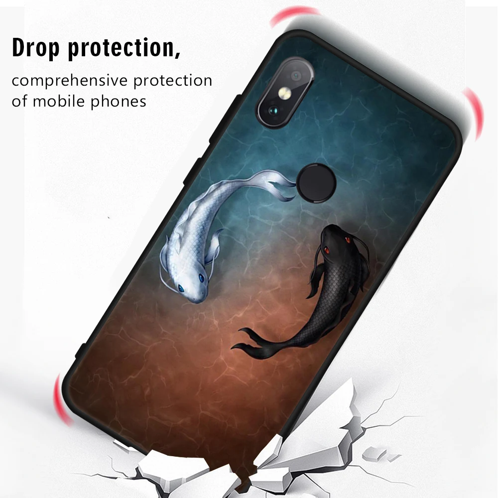 Pattern Phone Case For Xiaomi Mi 8 SE A1 A2 Mi 5X 6X Redmi 6 Pro 6A 5 Plus Note 5 Pro 5A Pocophone F1 Poco F1 Cover Soft Fundas