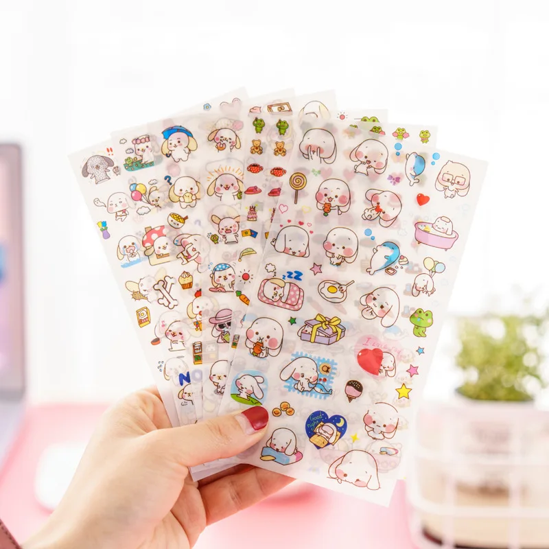 6PCS New Lovely Cartoon Happy Big Ear Dog Diary Decorative Planner DIY Diary Scrapbooking Phone Index Seal Stickers
6PCS New Lovely Cartoon Happy Big Ear Dog Diary Decorative Planner DIY Diary Scrapbooking Phone Index Seal Stickers