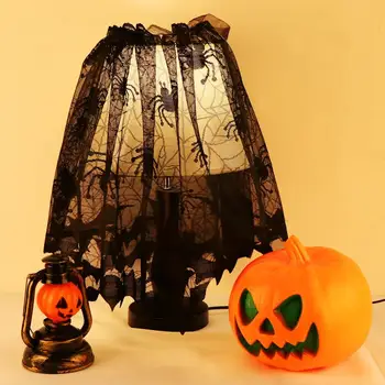 Ourwarm Black Lace Spiderweb Shades Fireplace Mantle Scarf Cover Curtains Skirt Halloween Festival Party Decoration Supplies
Ourwarm Black Lace Spiderweb Shades Fireplace Mantle Scarf Cover Curtains Skirt Halloween Festival Party Decoration Supplies