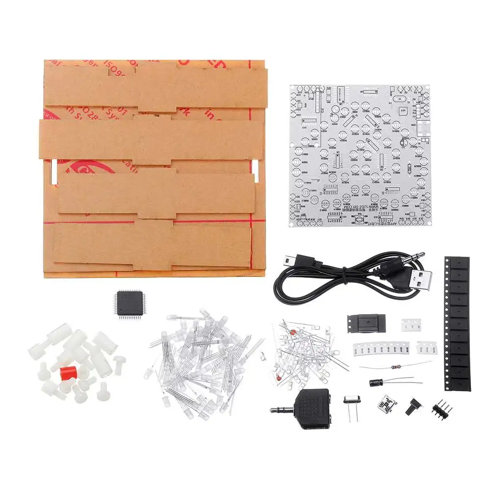 DIY Full Color Heart-shaped LED Electronic Kit PCB Circuit Board Kit With Shell Module
DIY Full Color Heart-shaped LED Electronic Kit PCB Circuit Board Kit With Shell Module