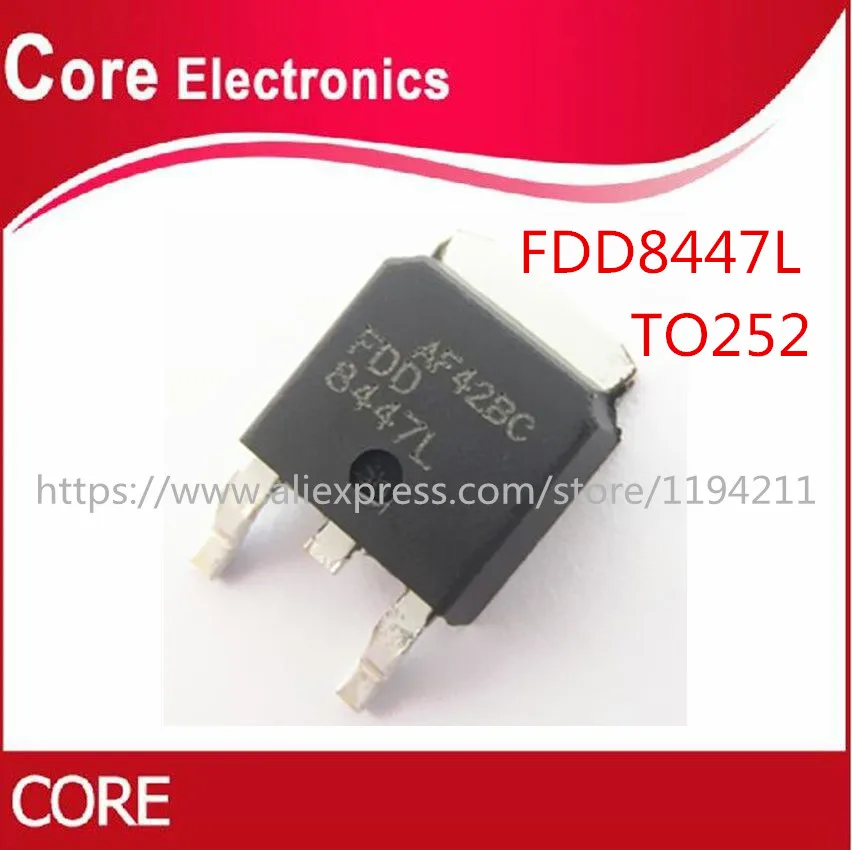 100 шт. FDD8447L TO252 8447 SMD MOS полевой транзистор новинка|Интегральные схемы| |