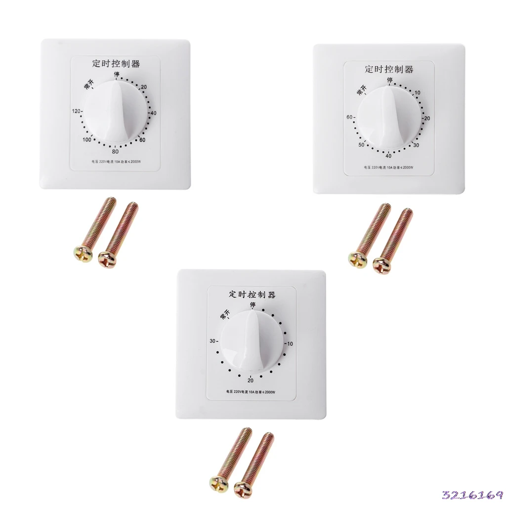 For 1Pc AC 220V Timer Switch Control Pump Mechanical Countdown Control Interruptor 30/60/120 Minutes Promotion
For 1Pc AC 220V Timer Switch Control Pump Mechanical Countdown Control Interruptor 30/60/120 Minutes Promotion