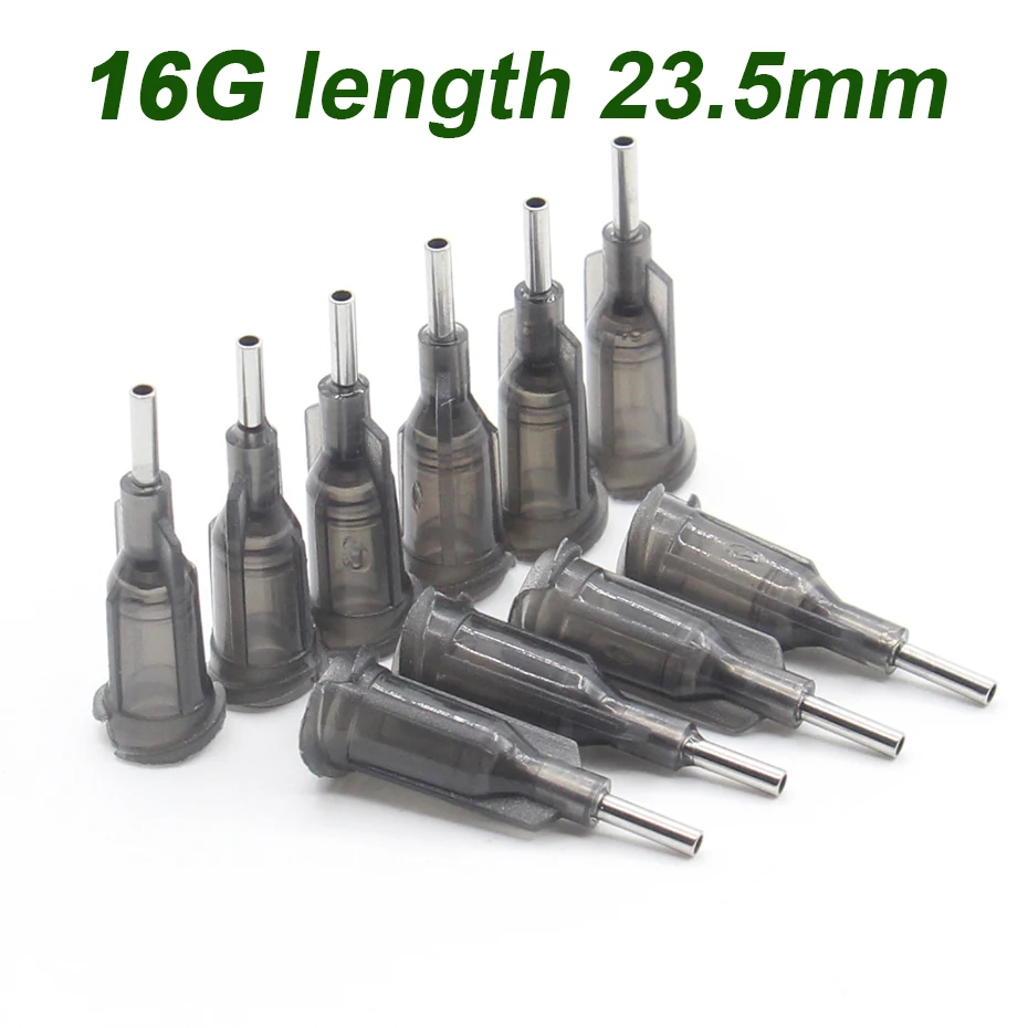 100Pc 16G length 23.5mm Precision passivated S.S. Dispense Tip with PP Safetylok hub, 0.5" Tubing Length glue dispenser needles
100Pc 16G length 23.5mm Precision passivated S.S. Dispense Tip with PP Safetylok hub, 0.5" Tubing Length glue dispenser needles