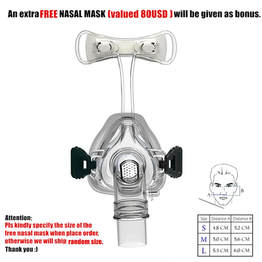 CPAP Anti Snoring OSA COPD Patient random size