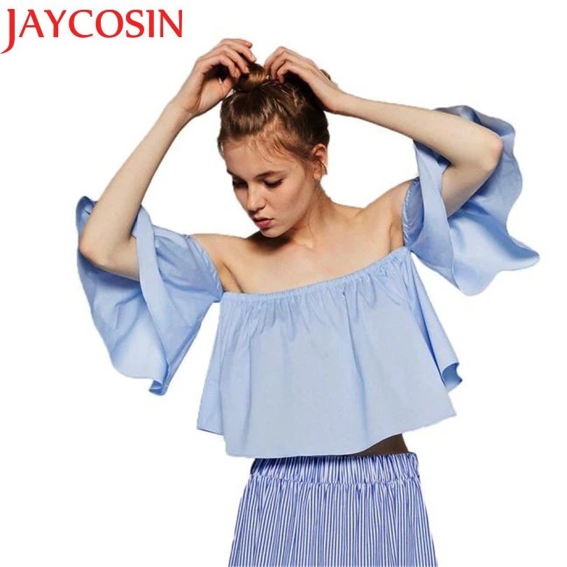 2017 hot sexy t shirt women harajuku Spandex Women casual Sexy Flare Sleeve Strapless Topst shirt J601
2017 hot sexy t shirt women harajuku Spandex Women casual Sexy Flare Sleeve Strapless Topst shirt J601