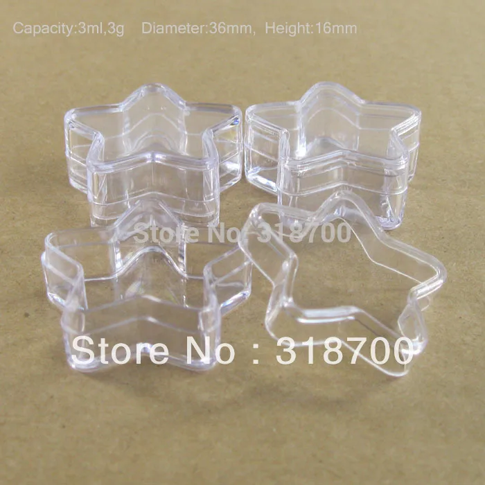 Free shipping- 3g star shape cream jar, cosmetic container, plastic bottle,sample jar, 3g display container
Free shipping- 3g star shape cream jar, cosmetic container, plastic bottle,sample jar, 3g display container