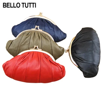 BELLO TUTTI Womens Genuine Leather Mini Coin Purse Female Wallet Sheepskin Hasp Change Purse Small Bag Double Layer 1 Piece
BELLO TUTTI Womens Genuine Leather Mini Coin Purse Female Wallet Sheepskin Hasp Change Purse Small Bag Double Layer 1 Piece
