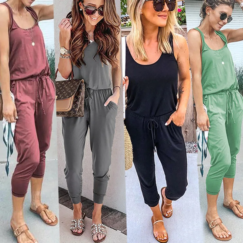 Women Clothes 2019 New Bodys Combinaison Jumpsuits Fashion Monos Cortos De Verano Para Mujer Strap with Pocket Summer Jumpsuit
Women Clothes 2019 New Bodys Combinaison Jumpsuits Fashion Monos Cortos De Verano Para Mujer Strap with Pocket Summer Jumpsuit