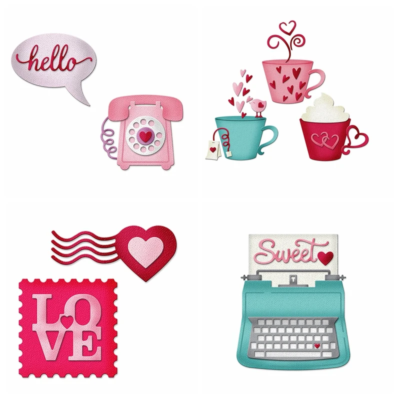 Hello Love Cup Valentine Ornament Metal Cutting Dies Stencils For DIY Scrapbooking Decoration Embossing Paper Cards Craft Die
Hello Love Cup Valentine Ornament Metal Cutting Dies Stencils For DIY Scrapbooking Decoration Embossing Paper Cards Craft Die