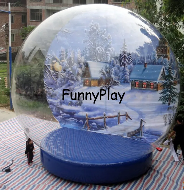 inflatable christmas diy snow ball