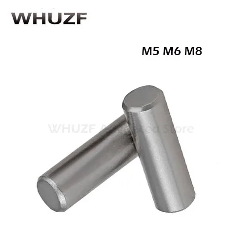 M5/6/8*6/8/10-80 GB119 стандартные 304 цилиндрические штифты из нержавеющей стали блестящие