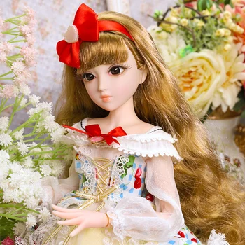 1/4 Bjd Doll Full Set 45cm Princess SNOW Girl Dolls 14 Jointed Classical Court Beauty Action Figure Girls Toys Birthday Gift 
1/4 Bjd Doll Full Set 45cm Princess SNOW Girl Dolls 14 Jointed Classical Court Beauty Action Figure Girls Toys Birthday Gift