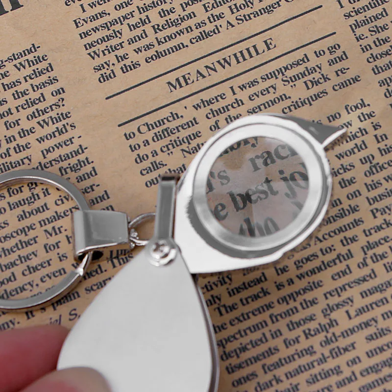 Better 1 pc Folding Pocket 8X Magnifier Loupe 70 x 20 x 30mm Magnifying Glass Lens With Keychain Portable
Better 1 pc Folding Pocket 8X Magnifier Loupe 70 x 20 x 30mm Magnifying Glass Lens With Keychain Portable
