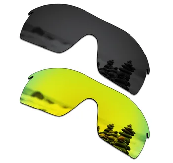 SmartVLT 2 Pieces Polarized Sunglasses Replacement Lenses for Oakley Radarlock XL Stealth Black and 24K Gold
SmartVLT 2 Pieces Polarized Sunglasses Replacement Lenses for Oakley Radarlock XL Stealth Black and 24K Gold