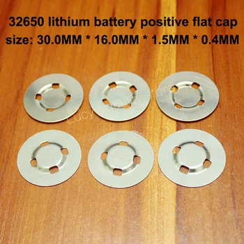 50pcs/lot 32650 Lithium Battery Positive Spot Welded Stainless Steel Flat Cap Bright Ear
50pcs/lot 32650 Lithium Battery Positive Spot Welded Stainless Steel Flat Cap Bright Ear