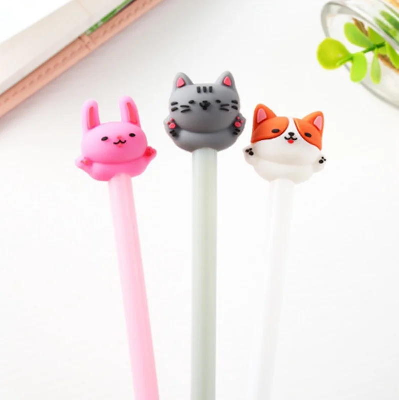 Cartoon animal cat pet student gel pen kawaii stationery writing pens office school supplies
Cartoon animal cat pet student gel pen kawaii stationery writing pens office school supplies