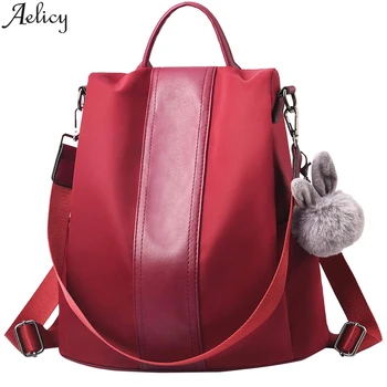 Aelicy Women Anti-theft Waterproof Large Capacity Nylon Backpack Designed Student School Bag Fashion Solid Shoulder Bag Mochila
Aelicy Women Anti-theft Waterproof Large Capacity Nylon Backpack Designed Student School Bag Fashion Solid Shoulder Bag Mochila