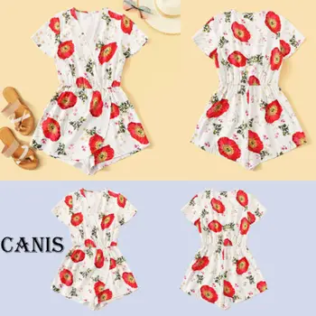 Knot Floral Print Wrap Romper Womens Clothing 2019 Vacation V Neck Summer Short Sleeve Mid Waist Beach Playsuit
Knot Floral Print Wrap Romper Womens Clothing 2019 Vacation V Neck Summer Short Sleeve Mid Waist Beach Playsuit