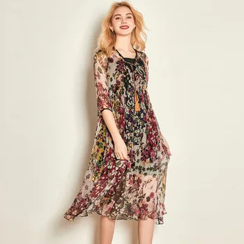 yellow silk floral plus size summer robe vintage shirt bohemian sexy casual dresses long 2019 women summer Georgette 2 piece
yellow silk floral plus size summer robe vintage shirt bohemian sexy casual dresses long 2019 women summer Georgette 2 piece