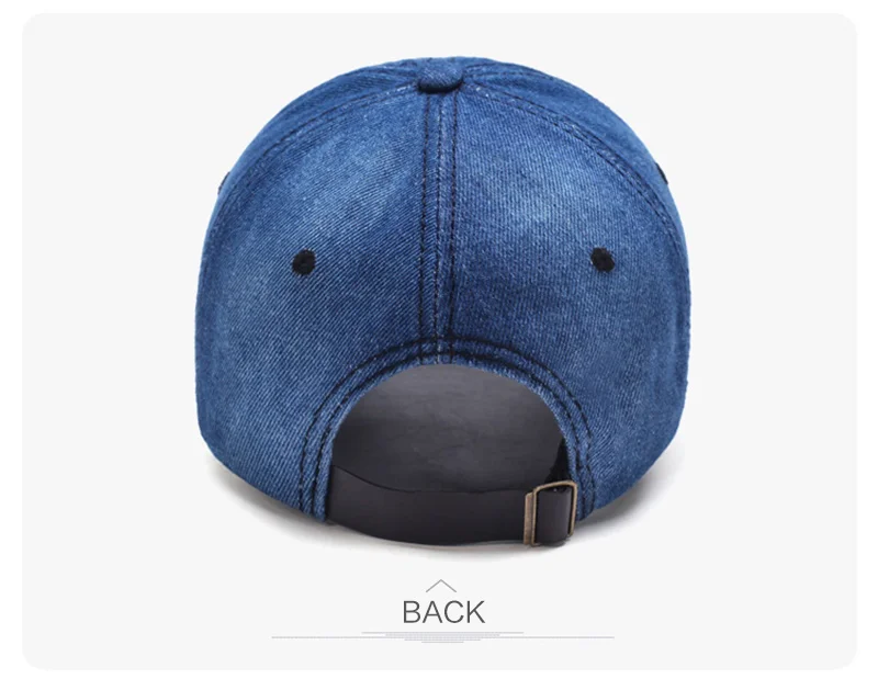 Cowboy Women Snapback Caps Letter Embroidery Couple Caps Summer Autumn Denim Unisex Baseball Cap Hip Hop Men Bone Casquette Hats (13)