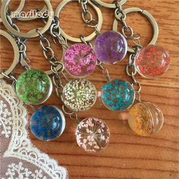 100pcs/Lot Babysbreath Flower Keychain Glasses Key Chain Flower Ball keyring Pendent Crystal Ball Key Ring Starry Sky Keychains
100pcs/Lot Babysbreath Flower Keychain Glasses Key Chain Flower Ball keyring Pendent Crystal Ball Key Ring Starry Sky Keychains