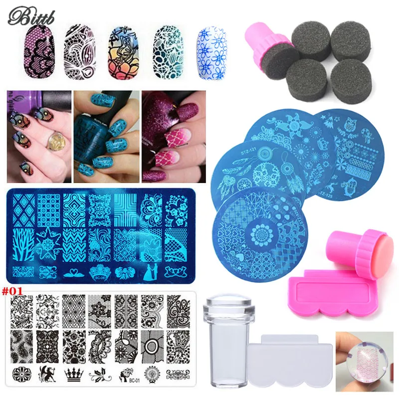 Nail Art Stamping Plate DIY Nail Polish Stamper Tools Stainless Steel Manicure Stamping Template UV Gel Print Nail Stamp Kits
Nail Art Stamping Plate DIY Nail Polish Stamper Tools Stainless Steel Manicure Stamping Template UV Gel Print Nail Stamp Kits