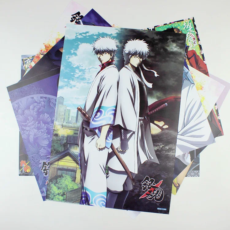 8*(42x29cm)Gintama Anime around poster Wall decoration Wall Sticker birthday gift Cartoon Pictures
8*(42x29cm)Gintama Anime around poster Wall decoration Wall Sticker birthday gift Cartoon Pictures