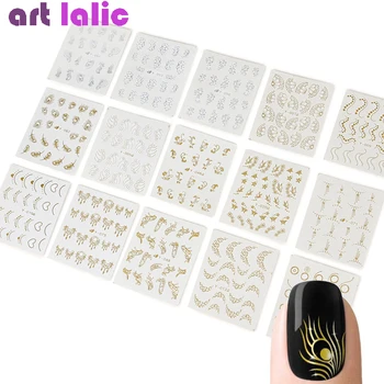 30 Sheets Gold Mixed Nail Water Transfer Stickers Necklace Butterfly Design Decals Nail Art Decoration Nails Manicure Slider
30 Sheets Gold Mixed Nail Water Transfer Stickers Necklace Butterfly Design Decals Nail Art Decoration Nails Manicure Slider
