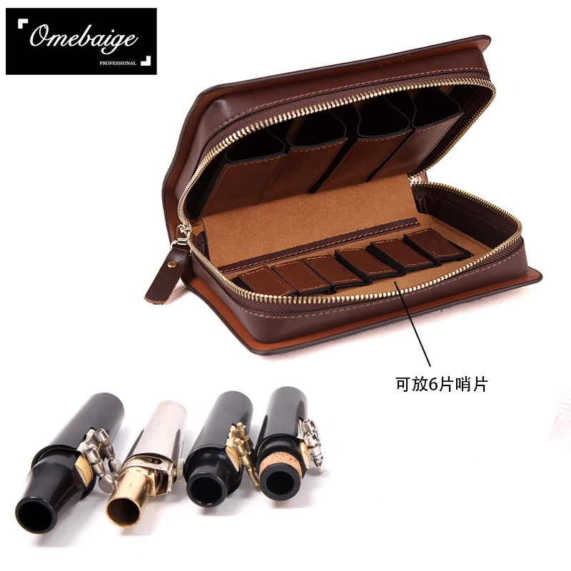 Four pack pure leather tenor soprano saxophone clarinet reed flute head package box
Four pack pure leather tenor soprano saxophone clarinet reed flute head package box