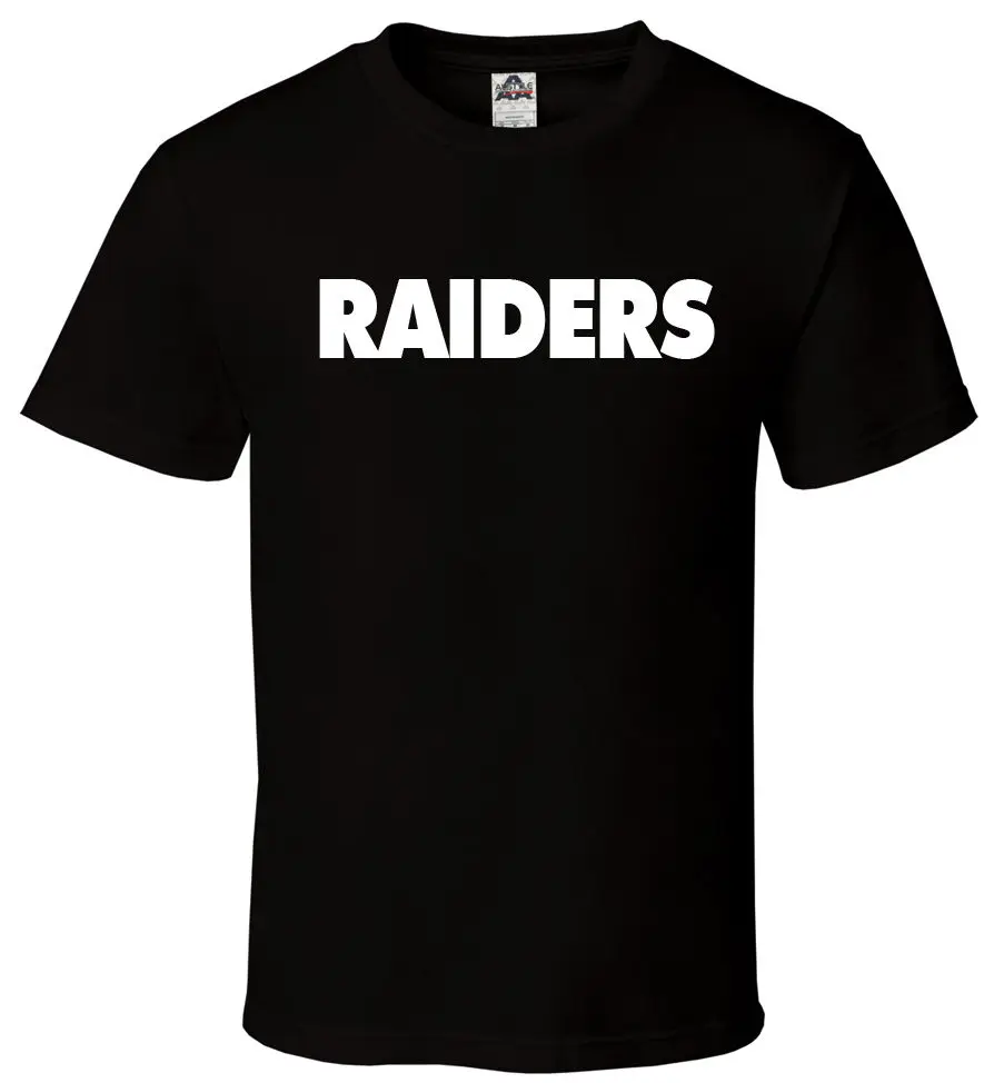 

RAIDERS - Black T-Shirt Oakland Bay AFC Carr Champs All Sizes S-3XL Casual Short Sleeve T Shirt Tee Chinese Style