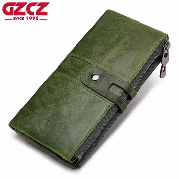 GZCZ 2019 New Wallet Female Long Women's Genuine Leather Wallets Zipper Poucht Coin Purse Cell Phone Pocket Money Bag Portomonee
GZCZ 2019 New Wallet Female Long Women's Genuine Leather Wallets Zipper Poucht Coin Purse Cell Phone Pocket Money Bag Portomonee