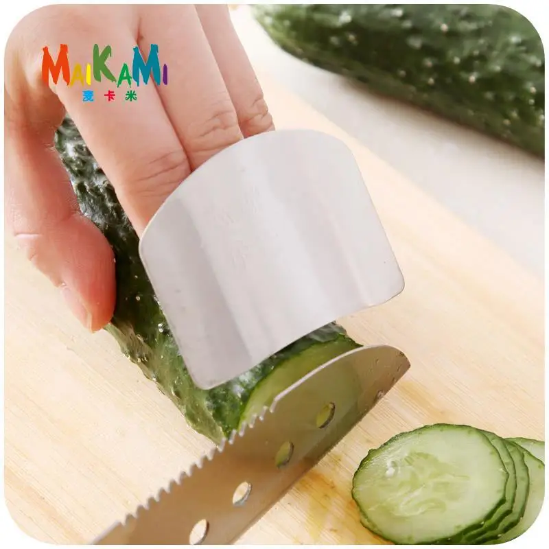 Finger Guard Protect Chop Safe Slice Stainless Steel Kitchen Hand Protector Knife Cutting Protection Tools | Дом и сад