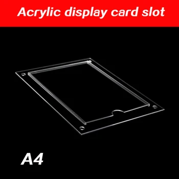 Acrylic card slot horizontal and vertical version of the acrylic paper box a4 double-layer acrylic advertising display bulletin
Acrylic card slot horizontal and vertical version of the acrylic paper box a4 double-layer acrylic advertising display bulletin