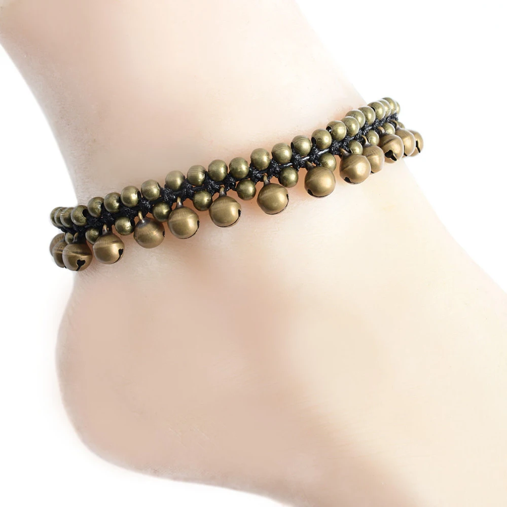 HOT Boho Fashion Brass Anklet Charms Jingle Bell Anklet Bracelet Ankle Barefoots Chain Jewelry
HOT Boho Fashion Brass Anklet Charms Jingle Bell Anklet Bracelet Ankle Barefoots Chain Jewelry