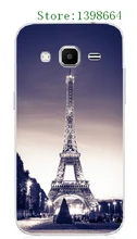 Online-custom Plastic Mobile Phone Case Cover for Samsung Galaxy J3 Fashional Hot Eiffel Tower White Hard Cases free shipping