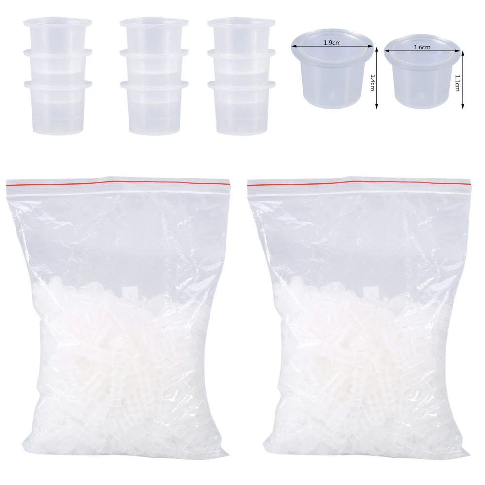 1000 Pcs Disposable Permanent Makeup Ring No Divider Medium Size Tattoo Ink Eyebrow Lip Tattoo Pigments Rings Container/Cup Ink
1000 Pcs Disposable Permanent Makeup Ring No Divider Medium Size Tattoo Ink Eyebrow Lip Tattoo Pigments Rings Container/Cup Ink