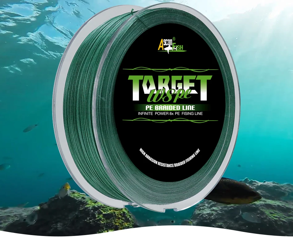 Ascon Fish 8 Braid 8 Strands Braided Fishing Line 500M