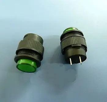 (10)Green 2Pin SPST Miniature 1A 250VAC 16mm Hole NO Maintained PushButton Switch
(10)Green 2Pin SPST Miniature 1A 250VAC 16mm Hole NO Maintained PushButton Switch