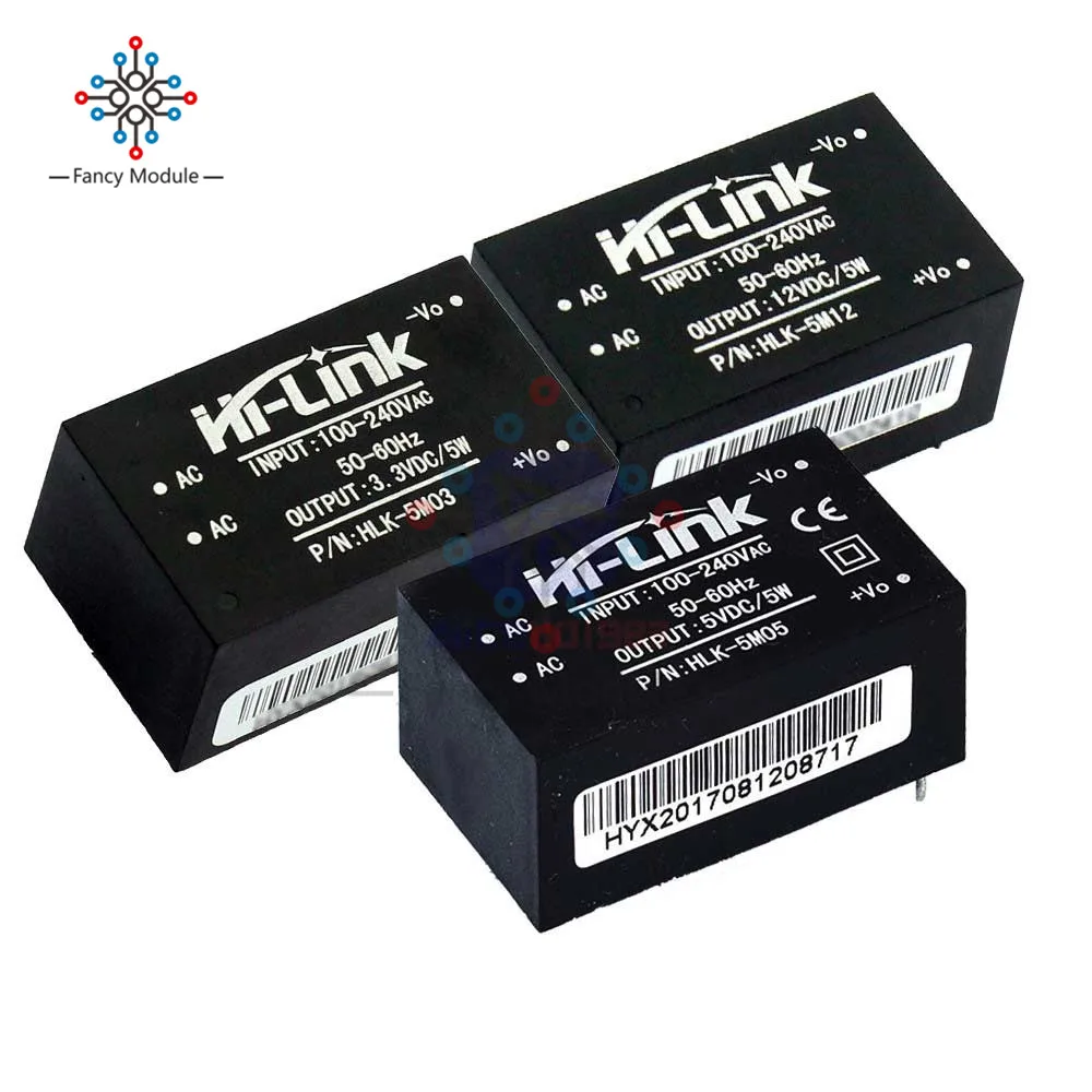 240V to 3.3V 5V 12V HLK-5M03 HLK-5M05 HLK-5M12 5W Step Down Buck Converter Switch Power Supply Module for Intelligent Household
240V to 3.3V 5V 12V HLK-5M03 HLK-5M05 HLK-5M12 5W Step Down Buck Converter Switch Power Supply Module for Intelligent Household