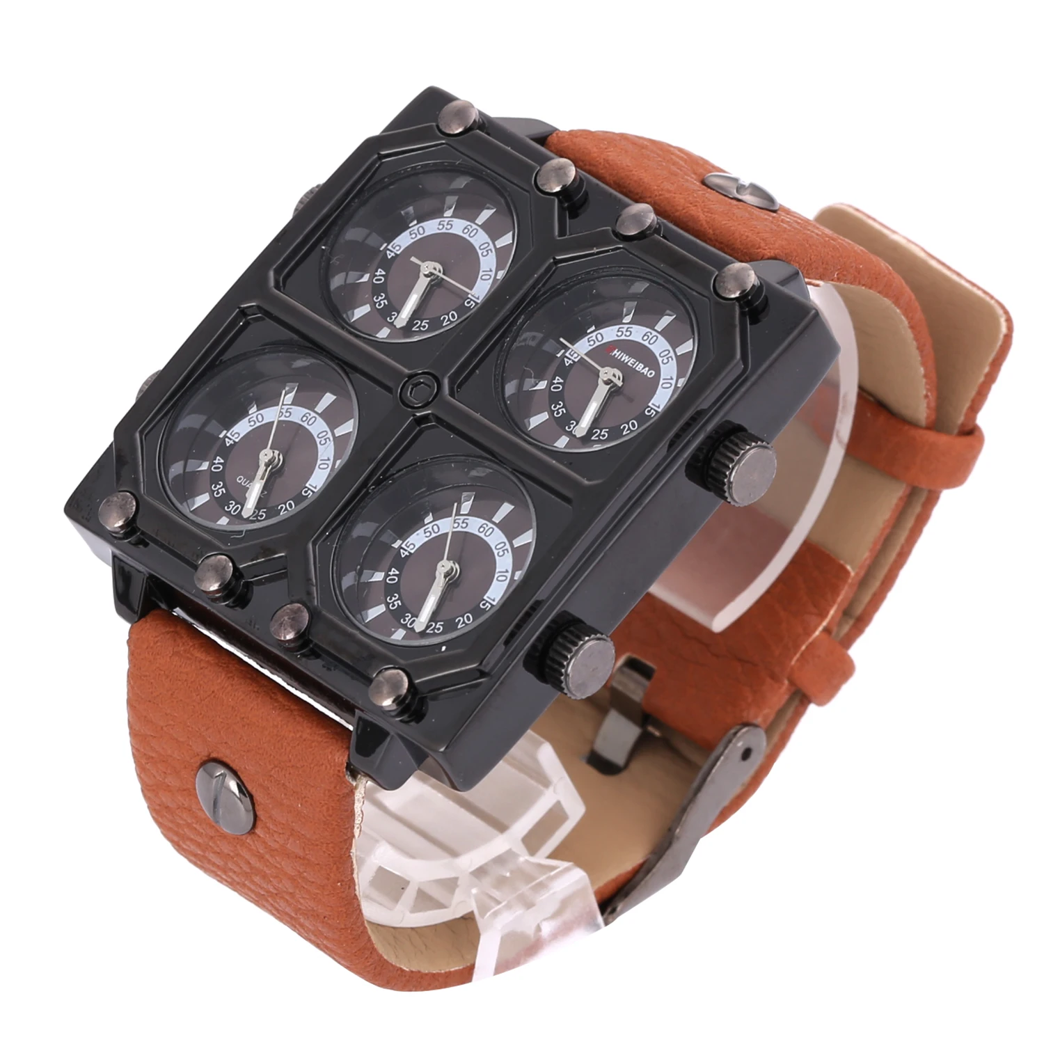 Shiweibao Quartz Watches Men Watch Luxury Brand Four Time Zones Military Wristwatches Camouflage Strap Sports Reloj Hombre New
Shiweibao Quartz Watches Men Watch Luxury Brand Four Time Zones Military Wristwatches Camouflage Strap Sports Reloj Hombre New