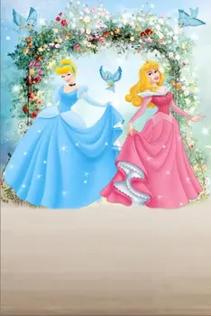 Colorwonder Princess Theme Photography Background Cinderella with Sleeping Beauty 5x7ft Blue Birds Colorful Flowers Backdrop
Colorwonder Princess Theme Photography Background Cinderella with Sleeping Beauty 5x7ft Blue Birds Colorful Flowers Backdrop