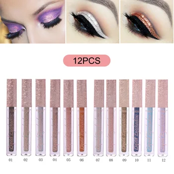 12 Pcs Liquid Eye Shadow Eyeliner Glitter Long Lasting Eyeshadow Cosmetics HJL2019
12 Pcs Liquid Eye Shadow Eyeliner Glitter Long Lasting Eyeshadow Cosmetics HJL2019